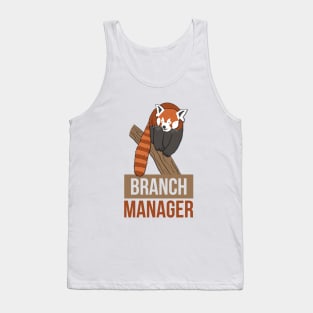 Red Panda Branch Manager Tank Top